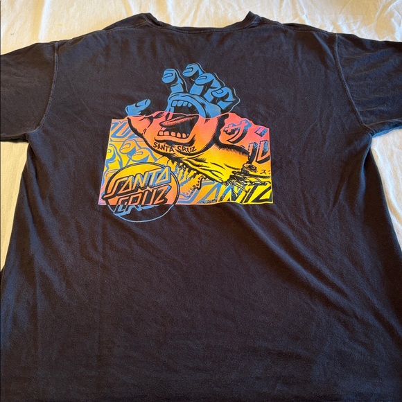 Santa Cruz Skateboards Screaming Hand Black T-Shirt , XL , $20 - Picture 2 of 9